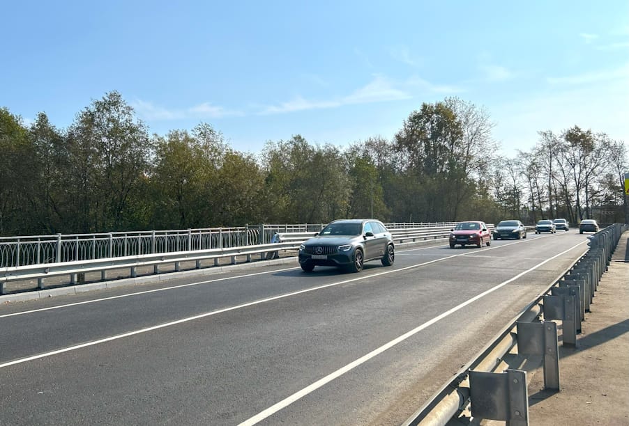 В Кирове открыли движение по мосту через реку Сандаловку